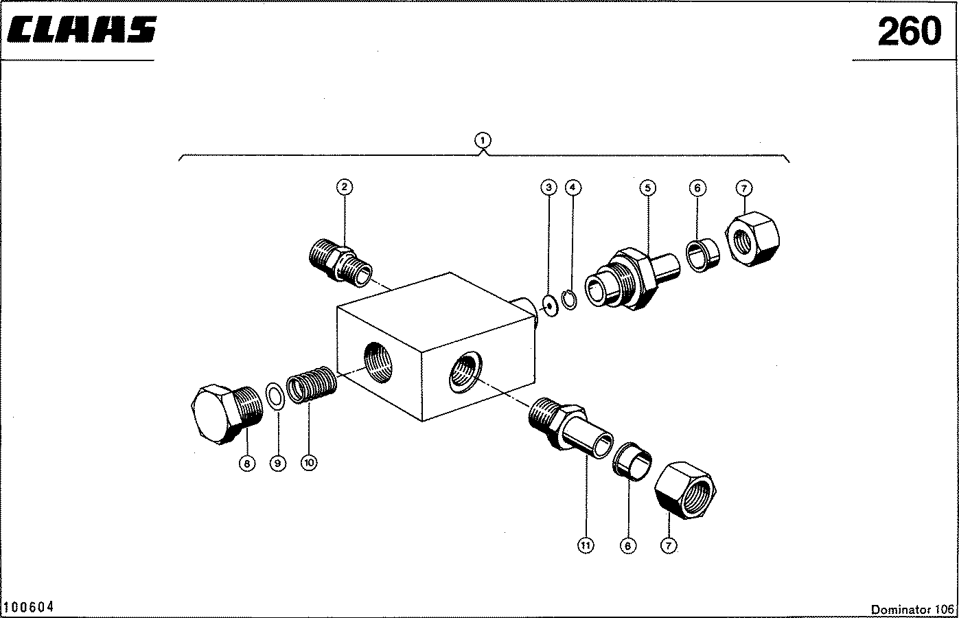 DOMINATOR - HASPEL-HORIZONTALVERSTELLUNG, VAR.3675 / 3749