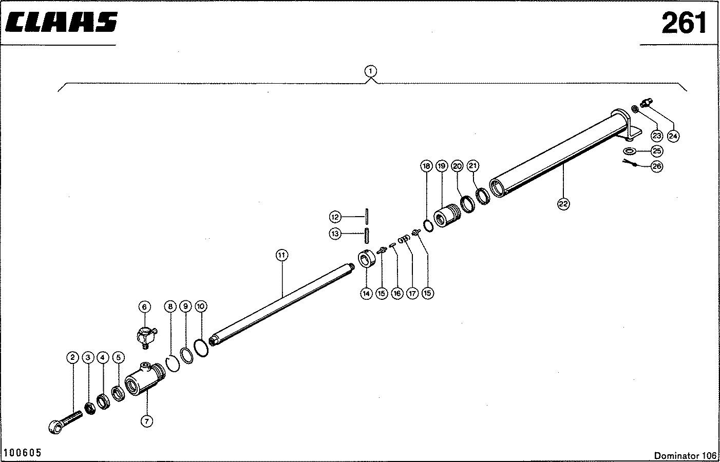 DOMINATOR - HASPEL-HORIZONTALVERSTELLUNG, VAR.3675 / 3749