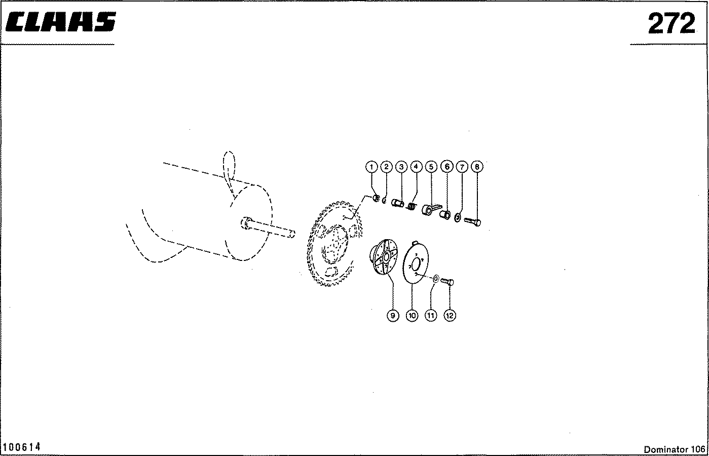 DOMINATOR - SCHNEIDWERK-REVERSIERANTRIEB, VAR.3678, 3804