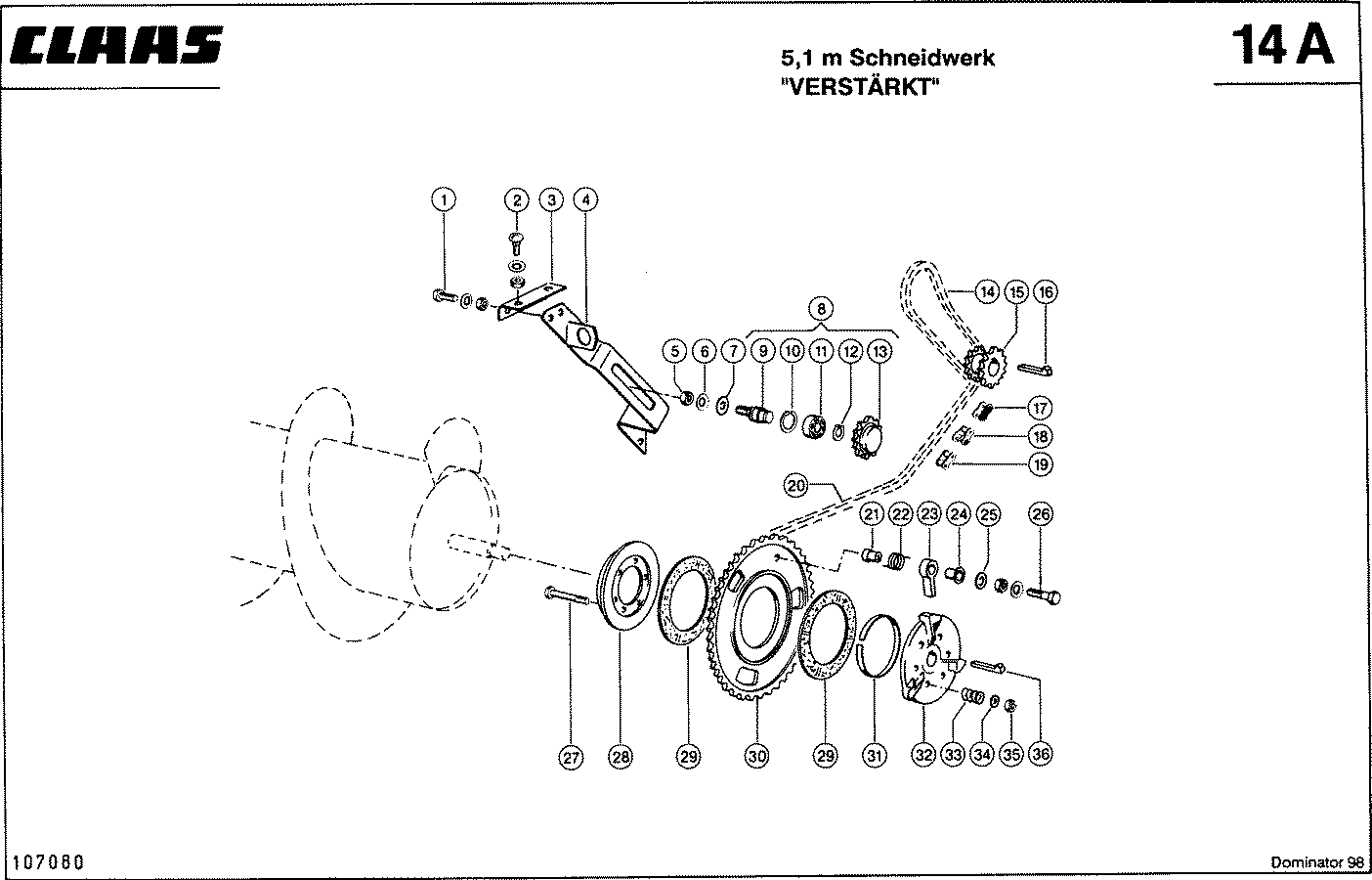 DOMINATOR - EINZUGSTROMMELANTRIEB, VAR. 9432, 7606