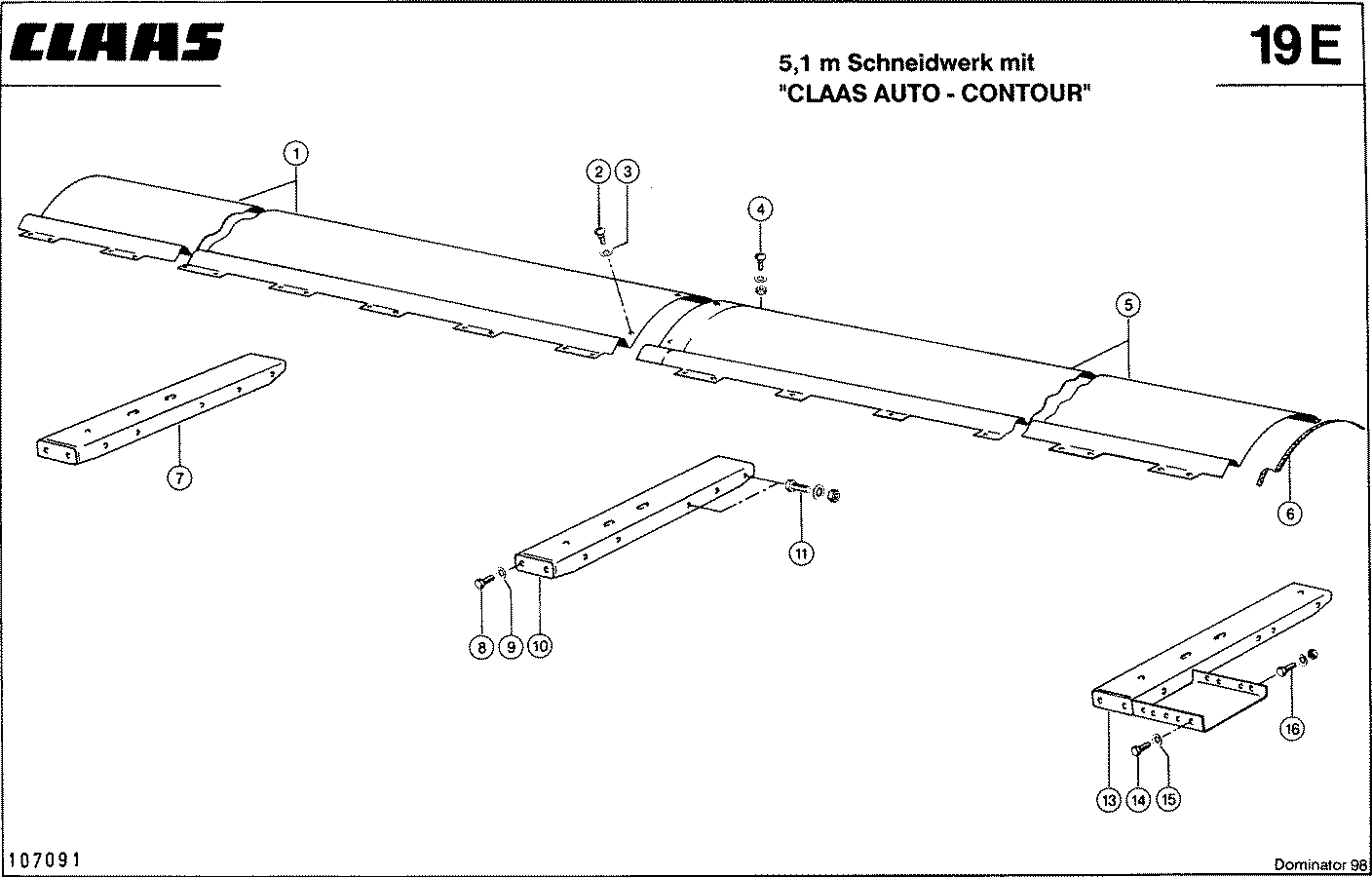DOMINATOR - SCHNEIDWERKMULDE (5,1 M) VAR. 9433, 766