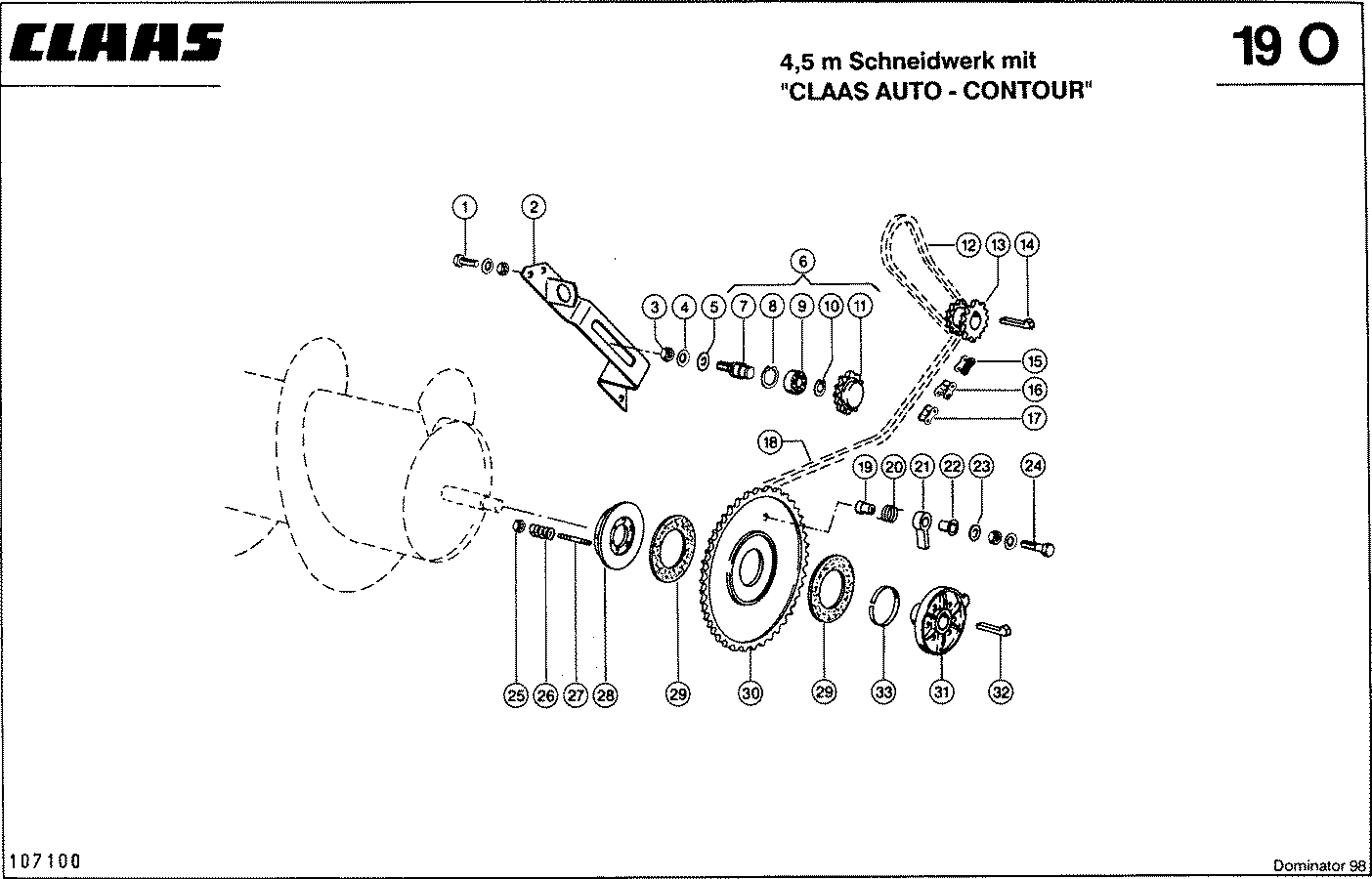 DOMINATOR - EINZUGSTROMMELANTRIEB, VAR. 9428, 766