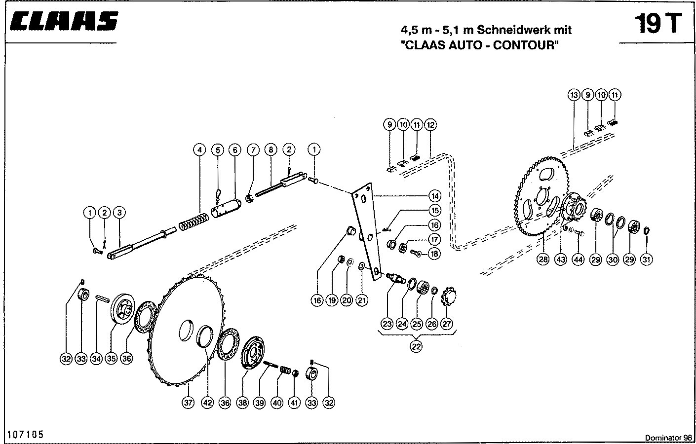 DOMINATOR - HASPELANTRIEB, VAR. 9428, 9433