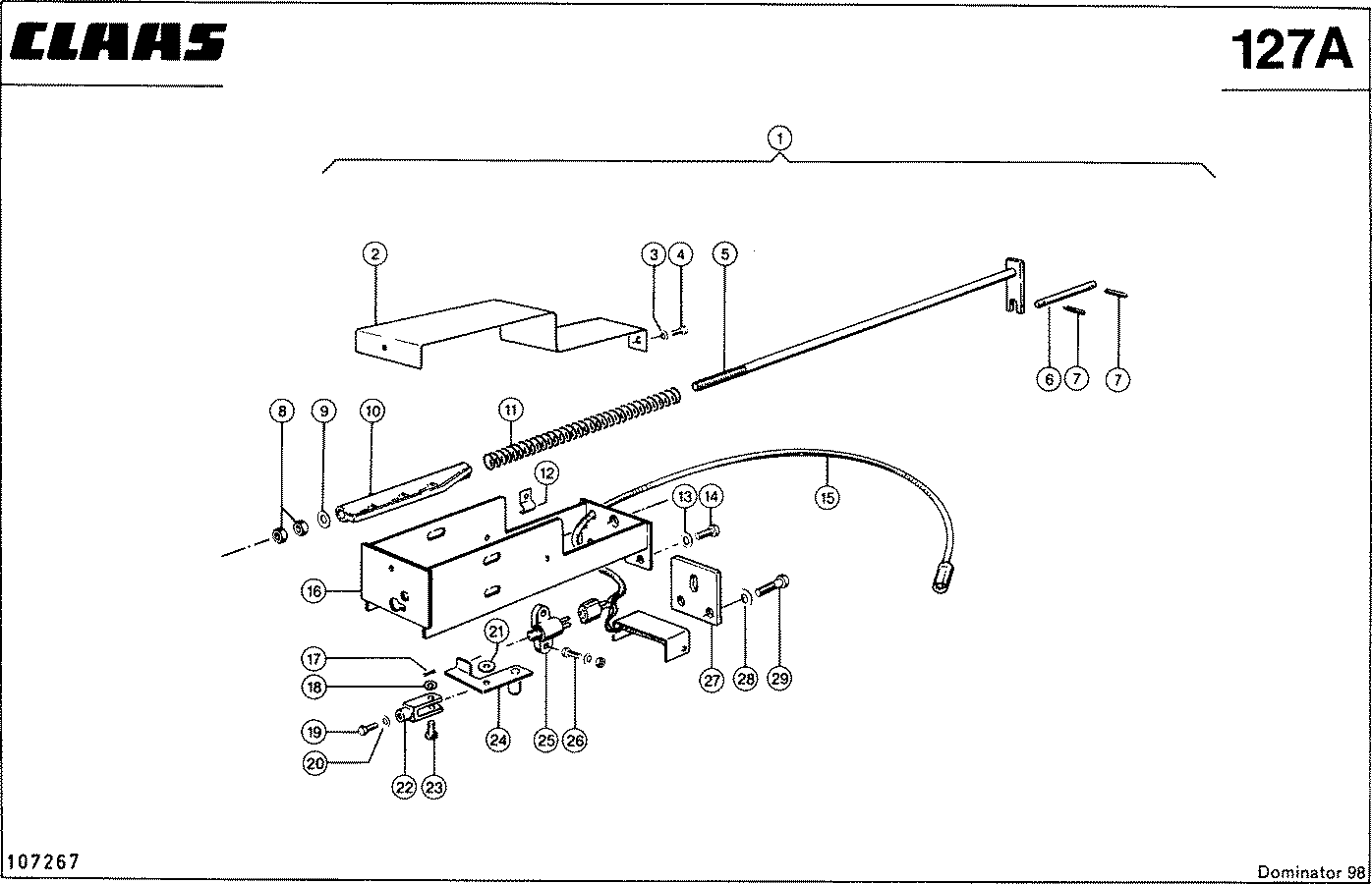 DOMINATOR - CONTOUR-SYSTEM, BODENDRUCKTASTER, VAR.