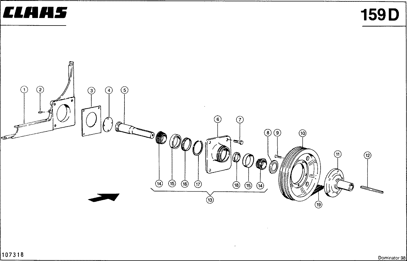 DOMINATOR - TROMMELREGELTRIEB, VAR. 7715