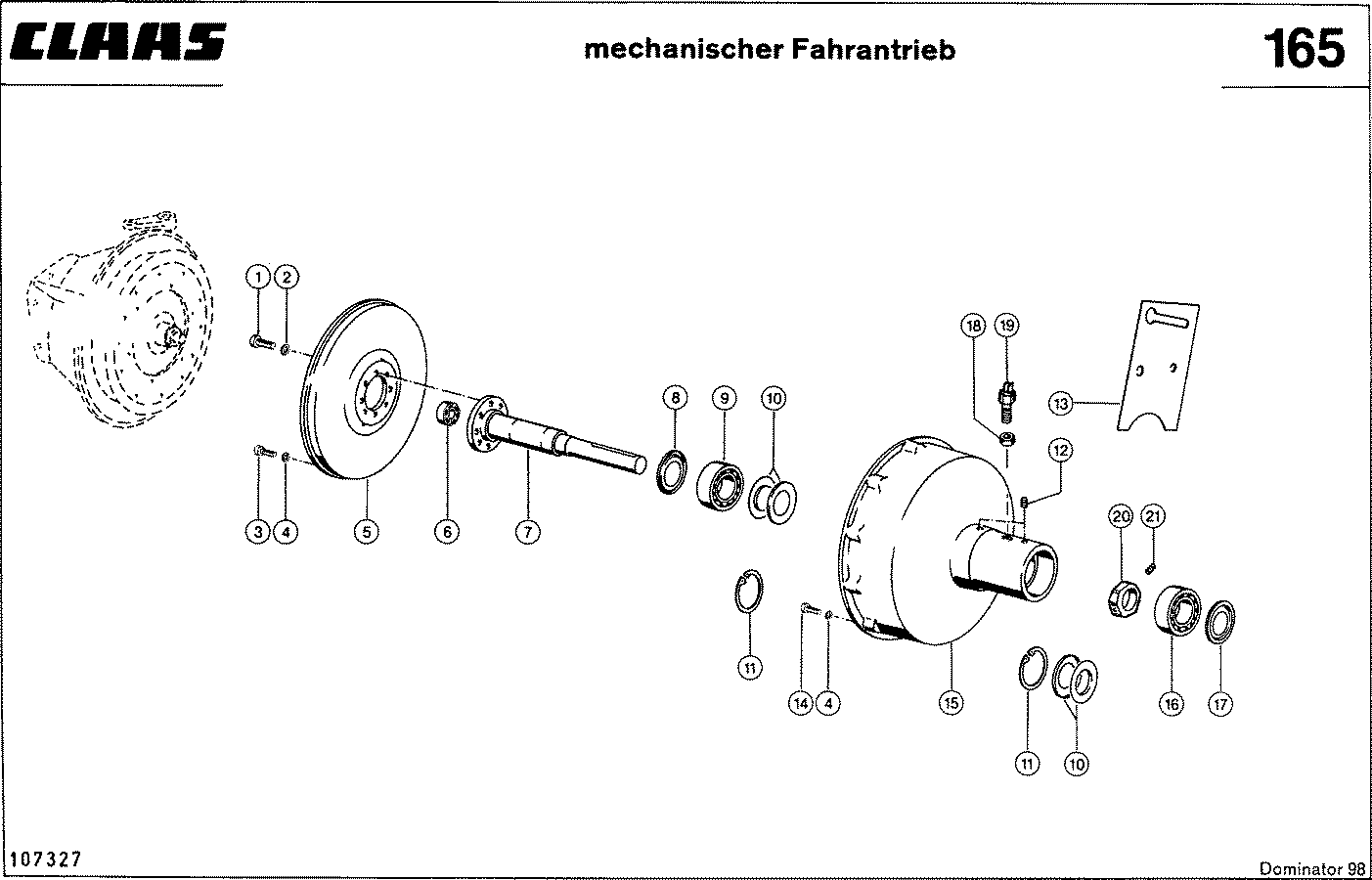 DOMINATOR - KUPPLUNG, VAR. 4639, 7253