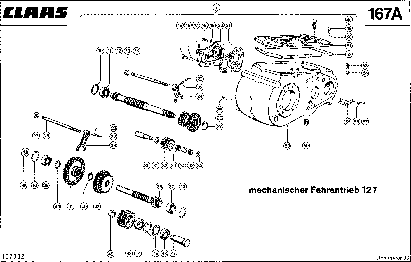 DOMINATOR - SCHALTGETRIEBE, VAR. 7786, 7587