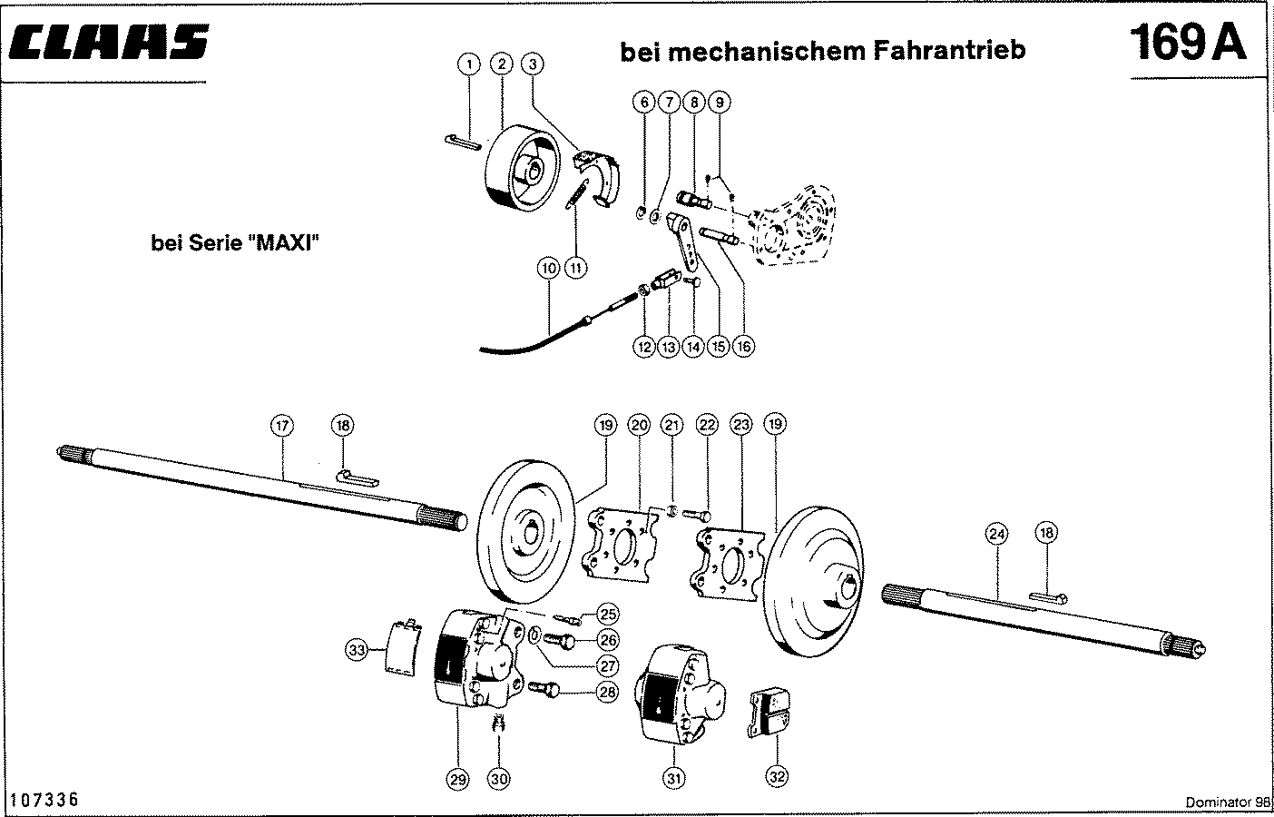 DOMINATOR - BREMSE, VAR. 7786, 7587, 25 KM/H, 12T