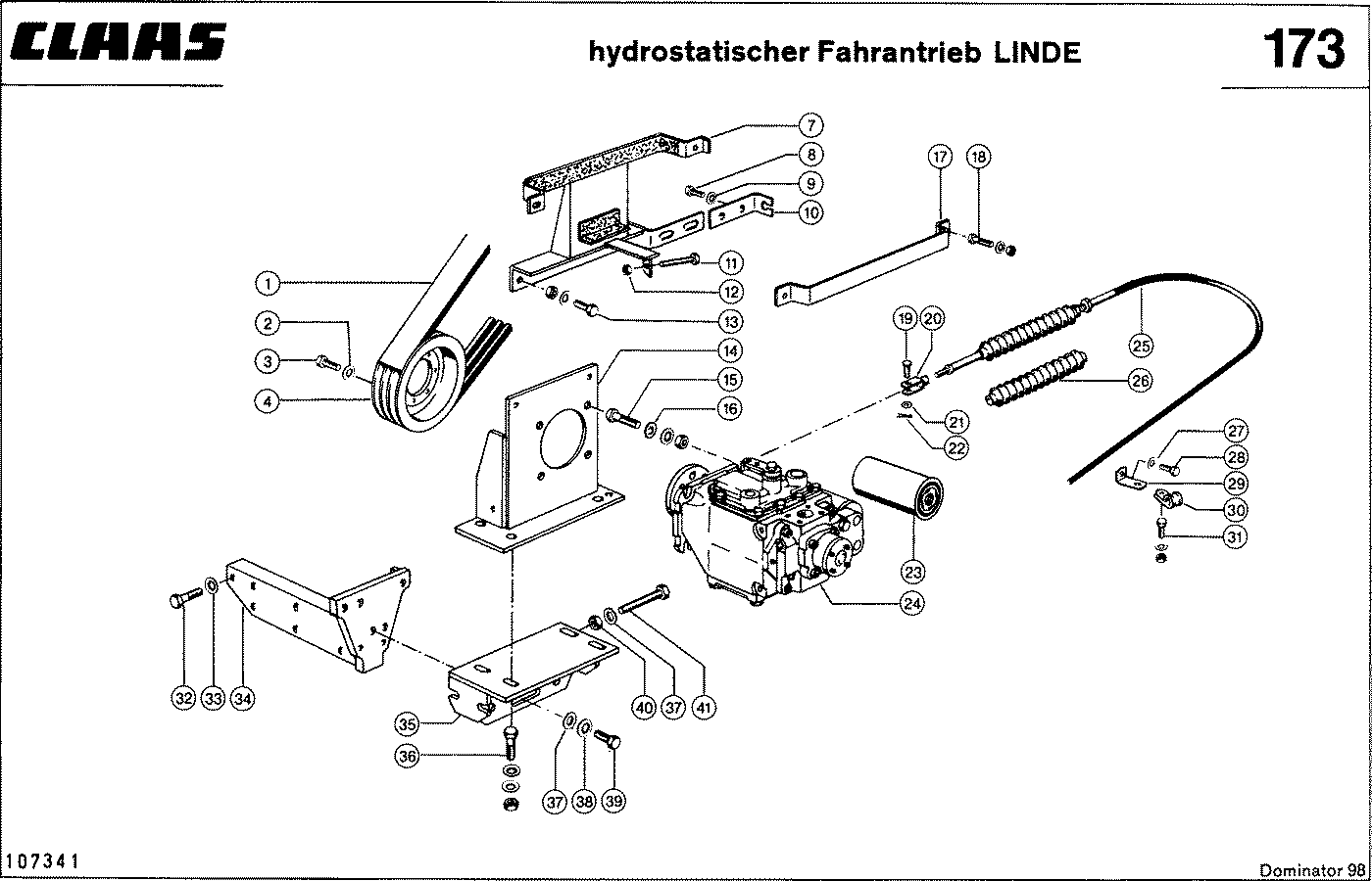 DOMINATOR - ГИДРООБЪЕМНЫЙ ПРИВОД ДВИЖЕНИЯ -LINDE-
