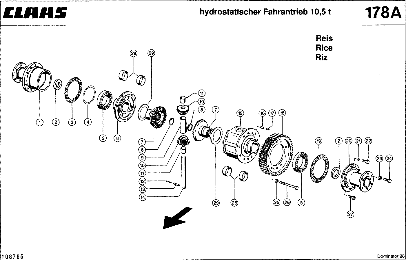 DOMINATOR - DIFFERENTIAL, VAR. 4662 (170 PS), 4663