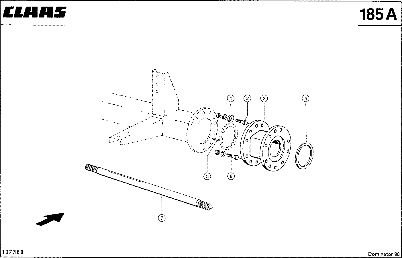 DOMINATOR - SPURVERBREITERUNG, VAR. 7485 185 MM