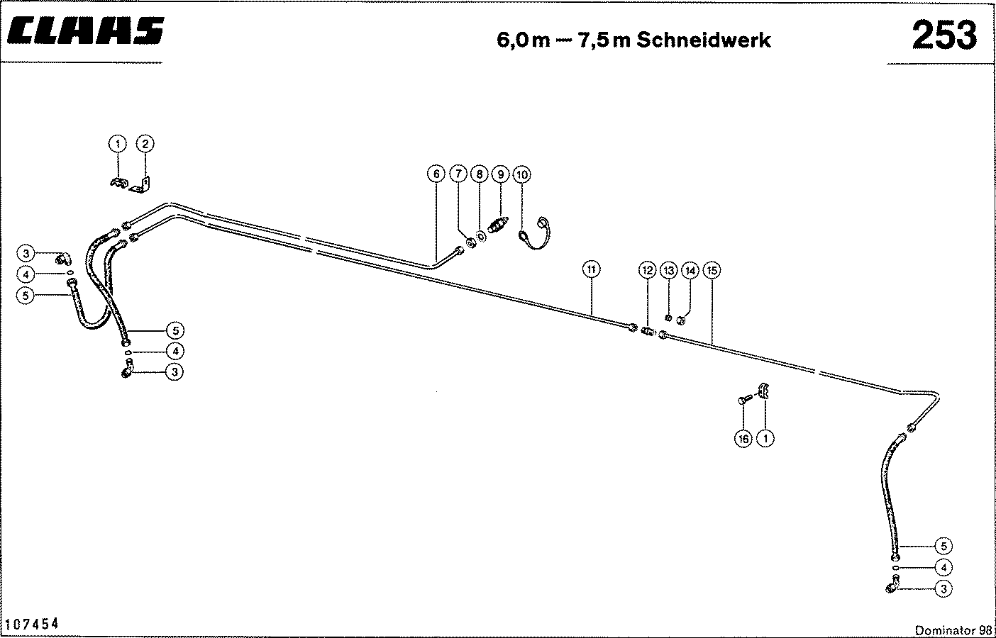 DOMINATOR - HYDRAULIKLEITUNGEN, (HASPEL - HOEHENVER