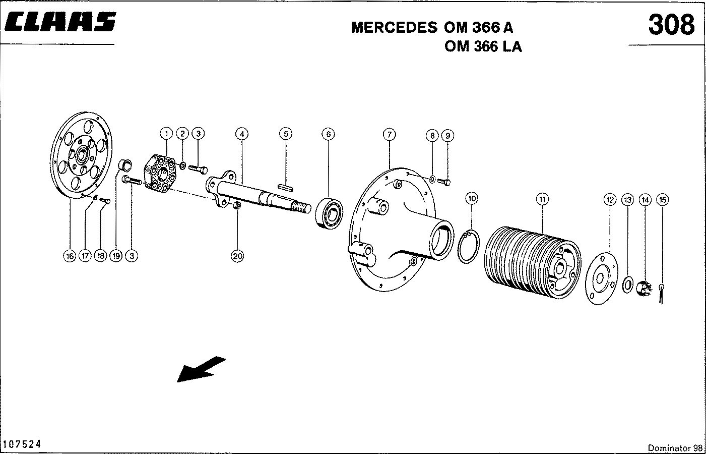 DOMINATOR - MERCEDES OM 366 A, OM 366 LA; MOTORABTR