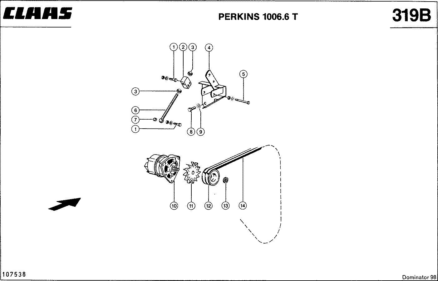 DOMINATOR - PERKINS 1006.6 T; ГЕНЕРАТОР