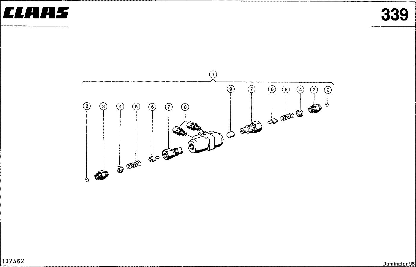 DOMINATOR - HASPEL - HORIZONTALVERSTELLUNG, SPERRBL
