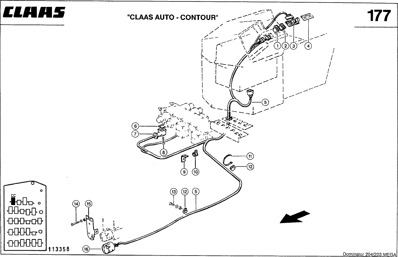 MEGA - КАБЕЛИ "CLAAS AUTO - CONTOUR"