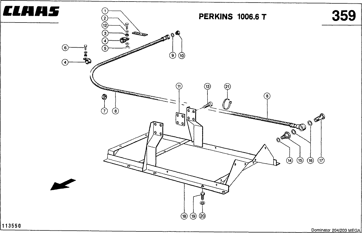 MEGA - ПРИНАДЛЕЖНОСТИ ДВИГАТЕЛЯ, PERKINS 1006.6 T (125 КВТ)