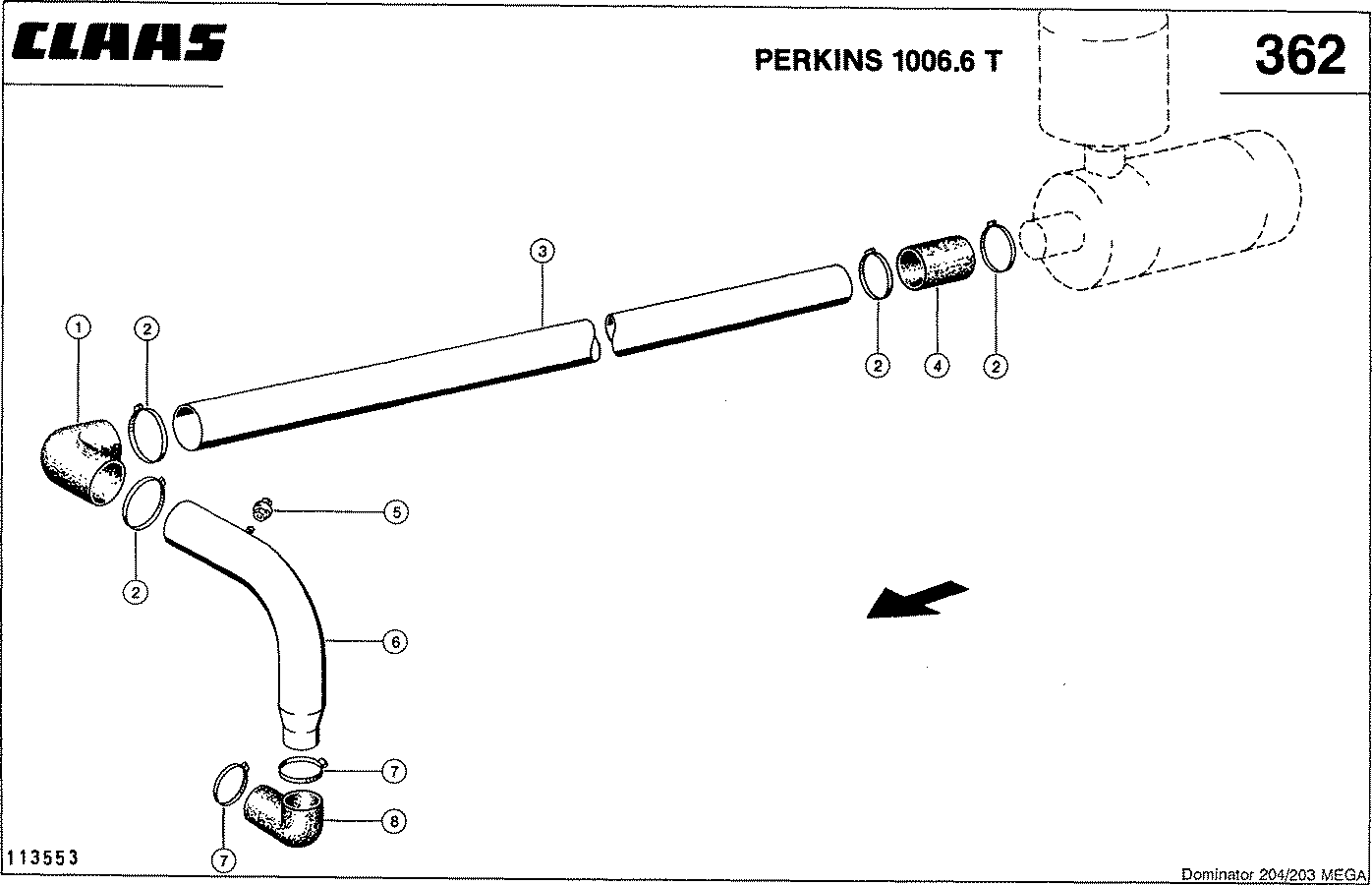 MEGA - ПРИНАДЛЕЖНОСТИ ДВИГАТЕЛЯ, PERKINS 1006.6 T (125 КВТ)