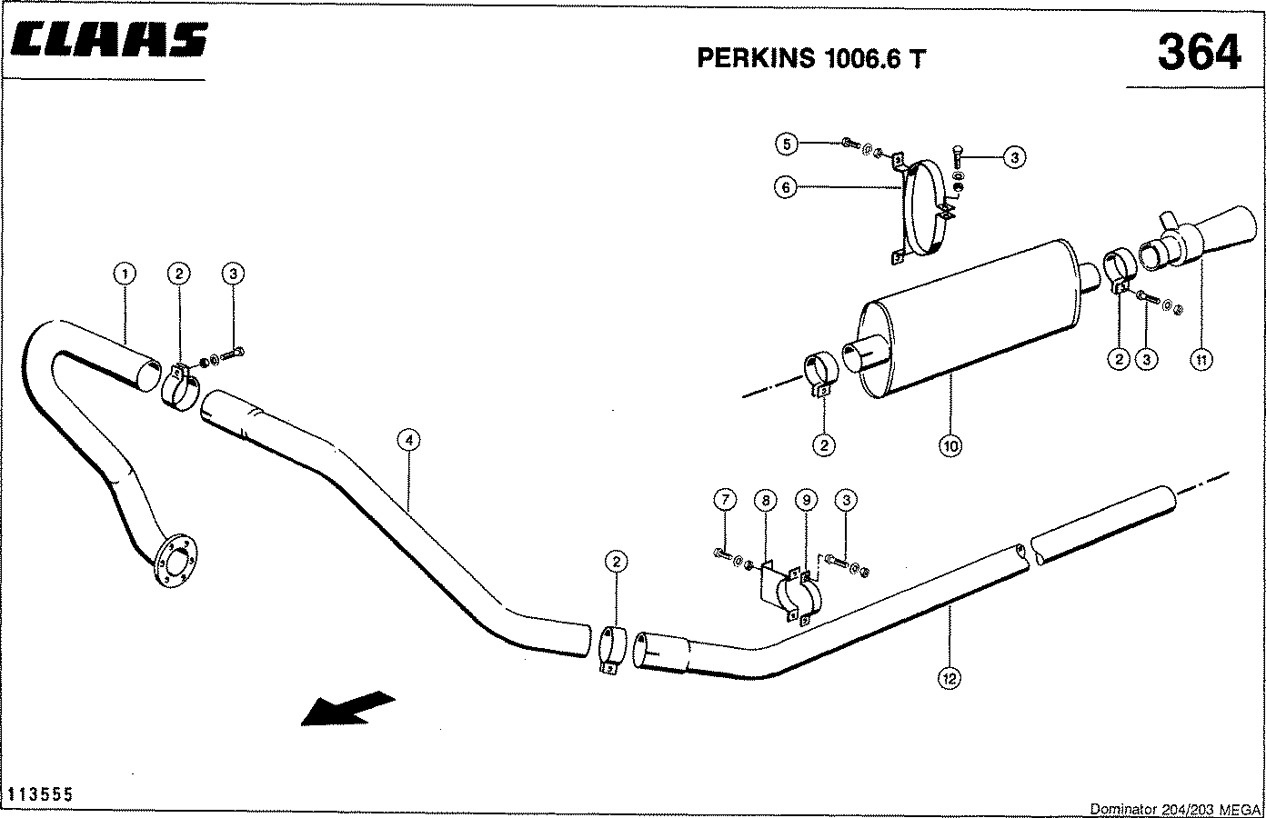 MEGA - ПРИНАДЛЕЖНОСТИ ДВИГАТЕЛЯ, PERKINS 1006.6 T (125 КВТ)