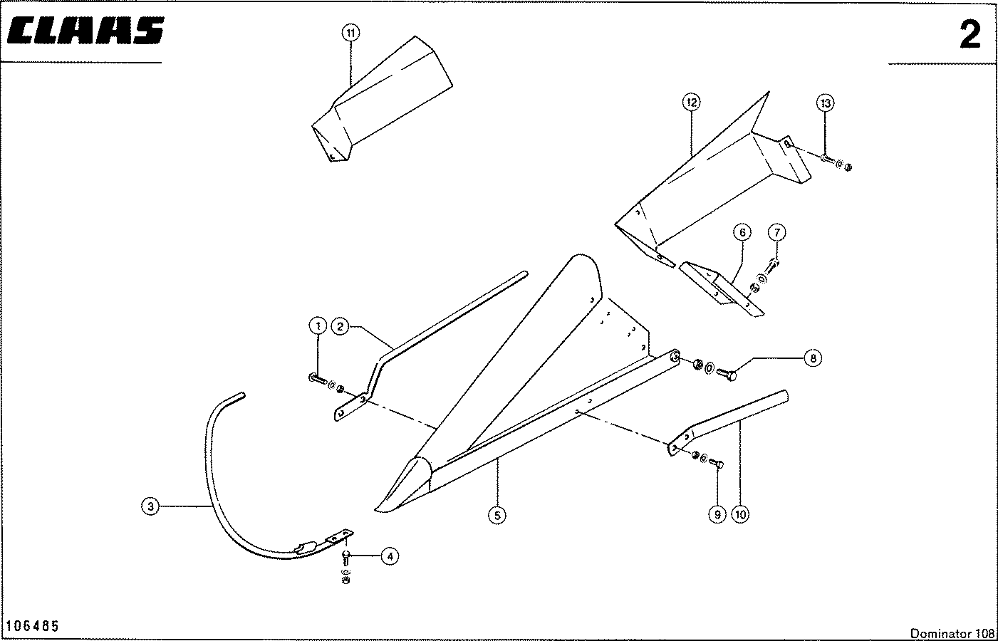 DOMINATOR - HALMTEILER - SPEZIAL, VAR. 4282, 7633