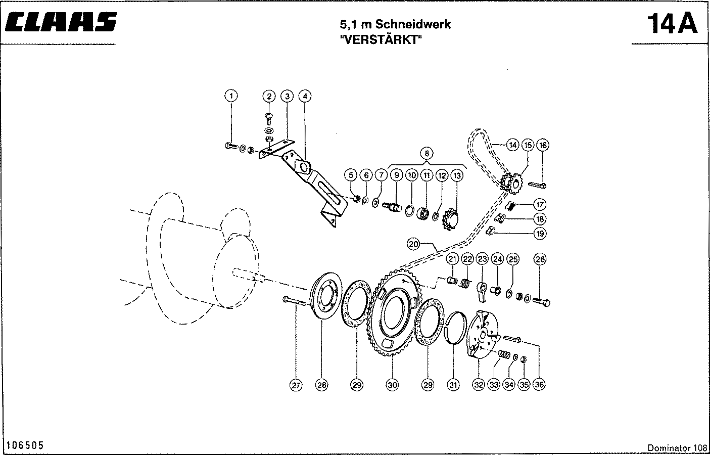 DOMINATOR - EINZUGSTROMMELANTRIEB, VAR. 9432, 7606