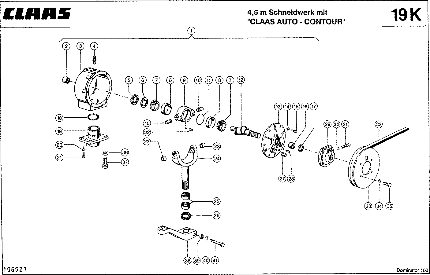 DOMINATOR - MESSERANTRIEB, VAR. 9428, 7661