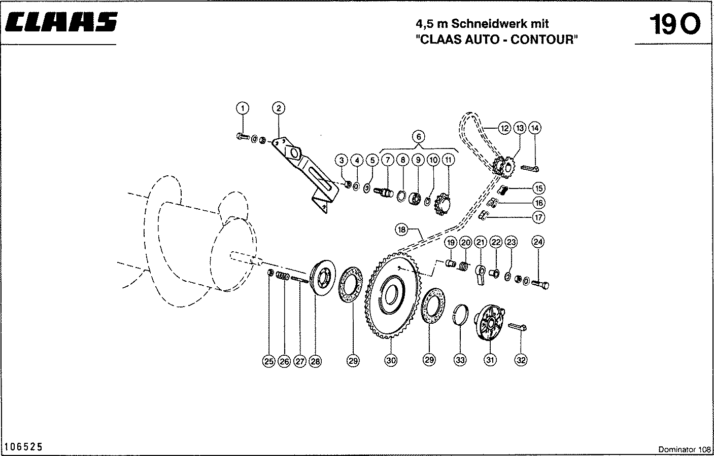 DOMINATOR - EINZUGSTROMMELANTRIEB, VAR. 9428, 7661