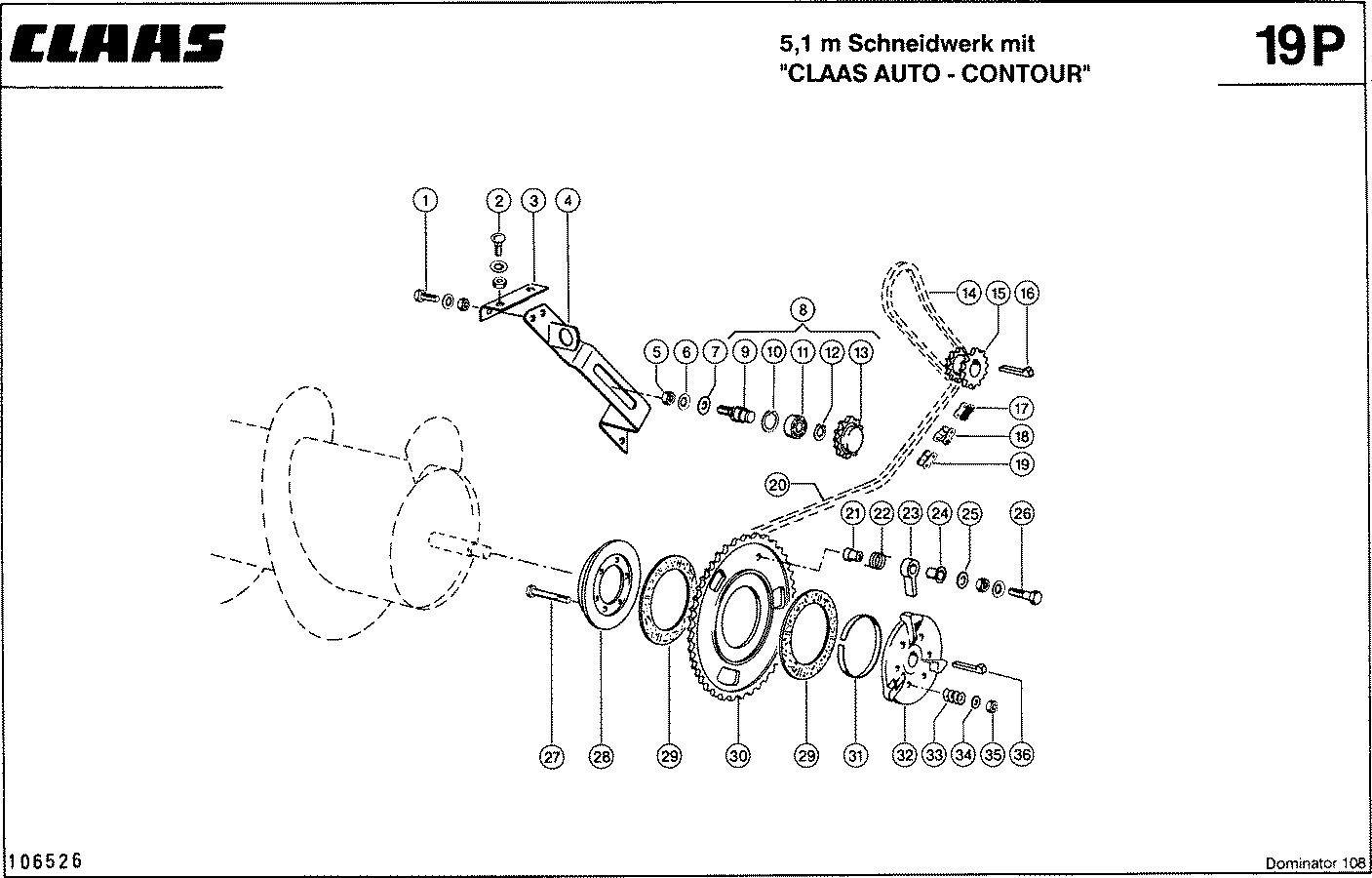 DOMINATOR - EINZUGSTROMMELANTRIEB, VAR. 9433, 7662
