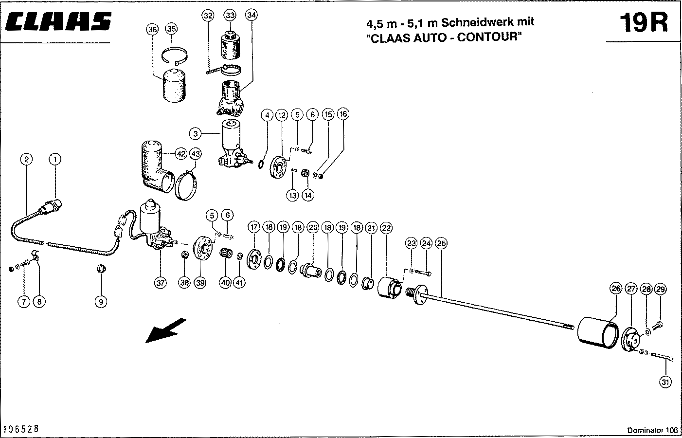 DOMINATOR - HASPELDREHZAHLVERSTELLUNG, VAR. 9428,