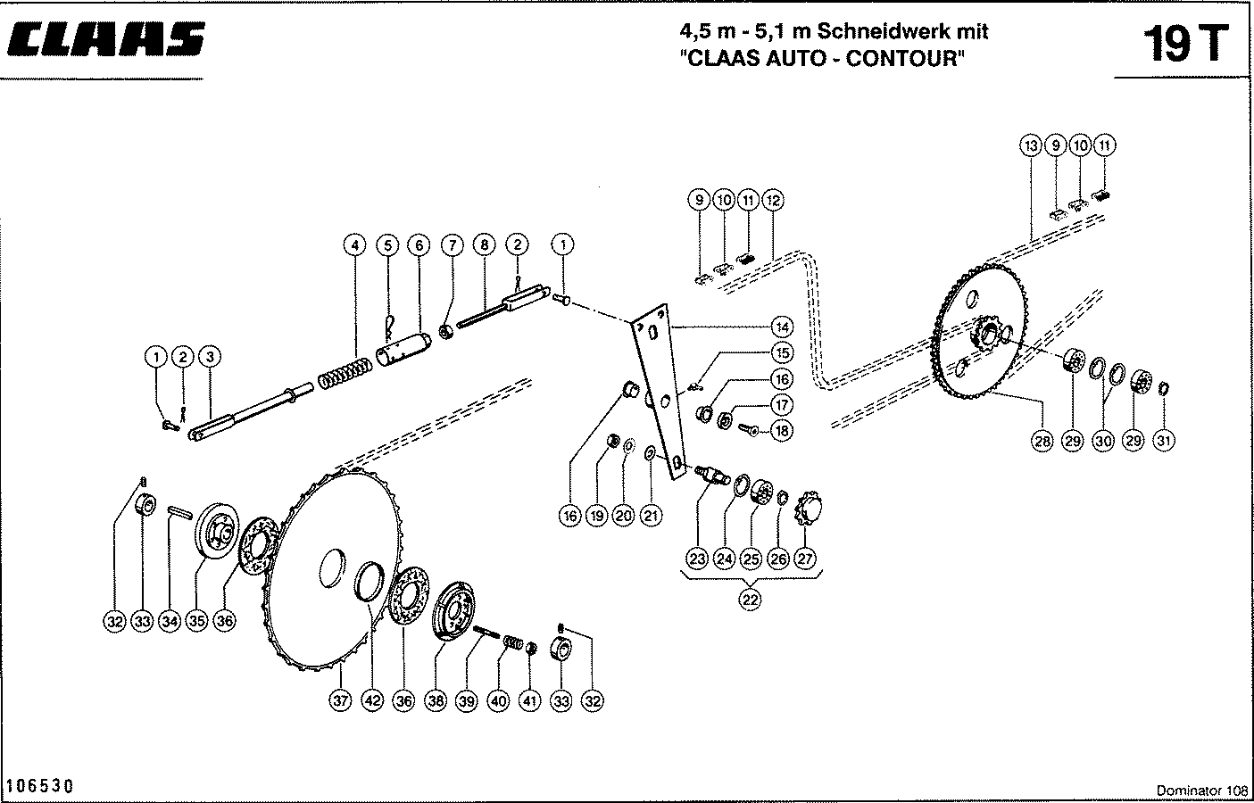 DOMINATOR - HASPELANTRIEB, VAR. 9428, 9433