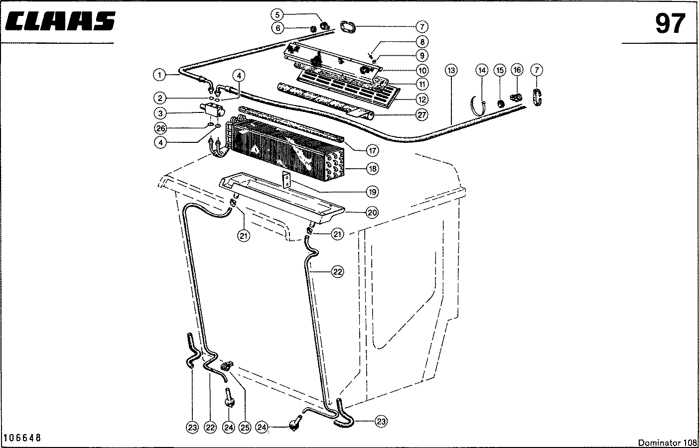 DOMINATOR - KABINE, KLIMAANLAGE, VAR. 9327, 4600