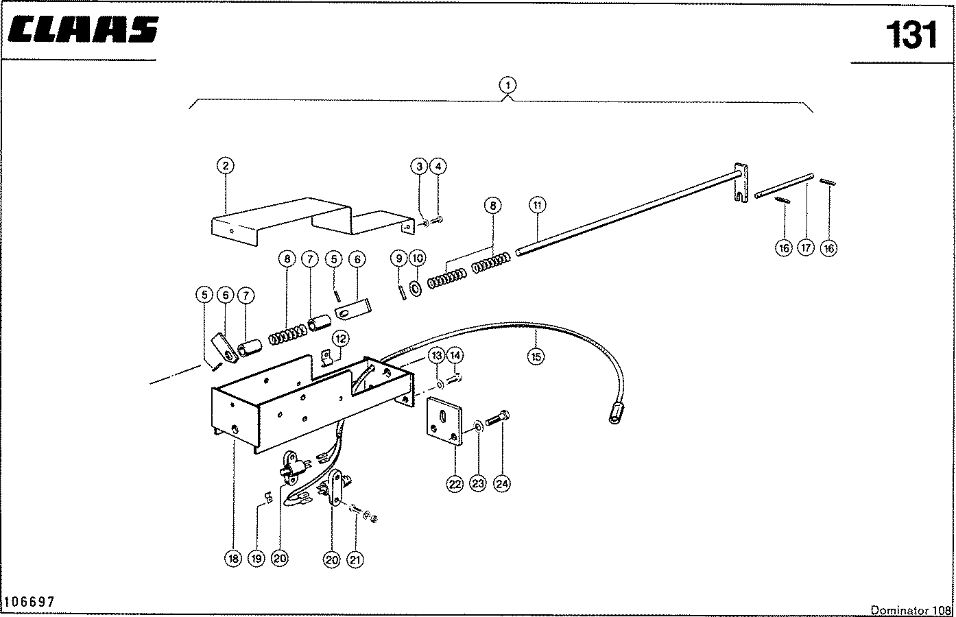 DOMINATOR - CONTOUR-SYSTEM, BODENDRUCKTASTER, VAR. 4