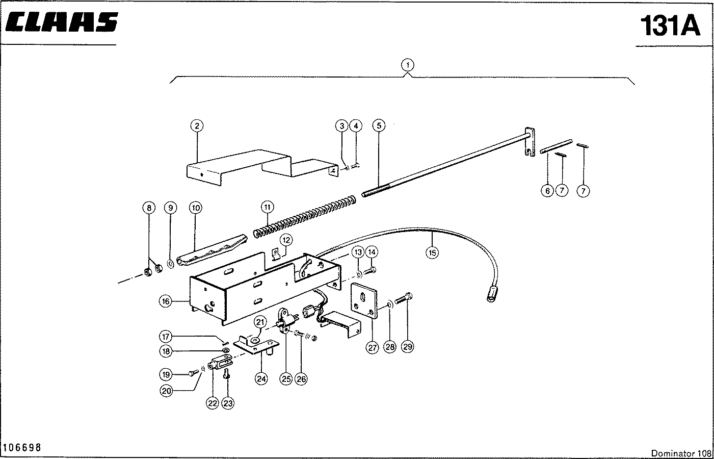DOMINATOR - CONTOUR-SYSTEM, BODENDRUCKT. VAR. 7848,