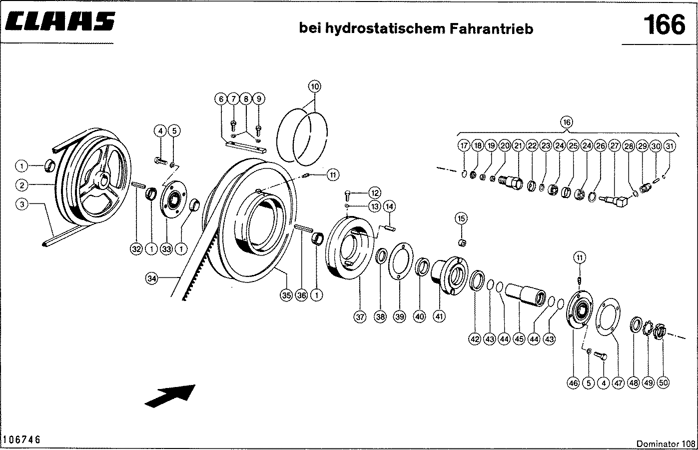 DOMINATOR - TROMMELREGELTRIEB, VAR. 3254, 4264