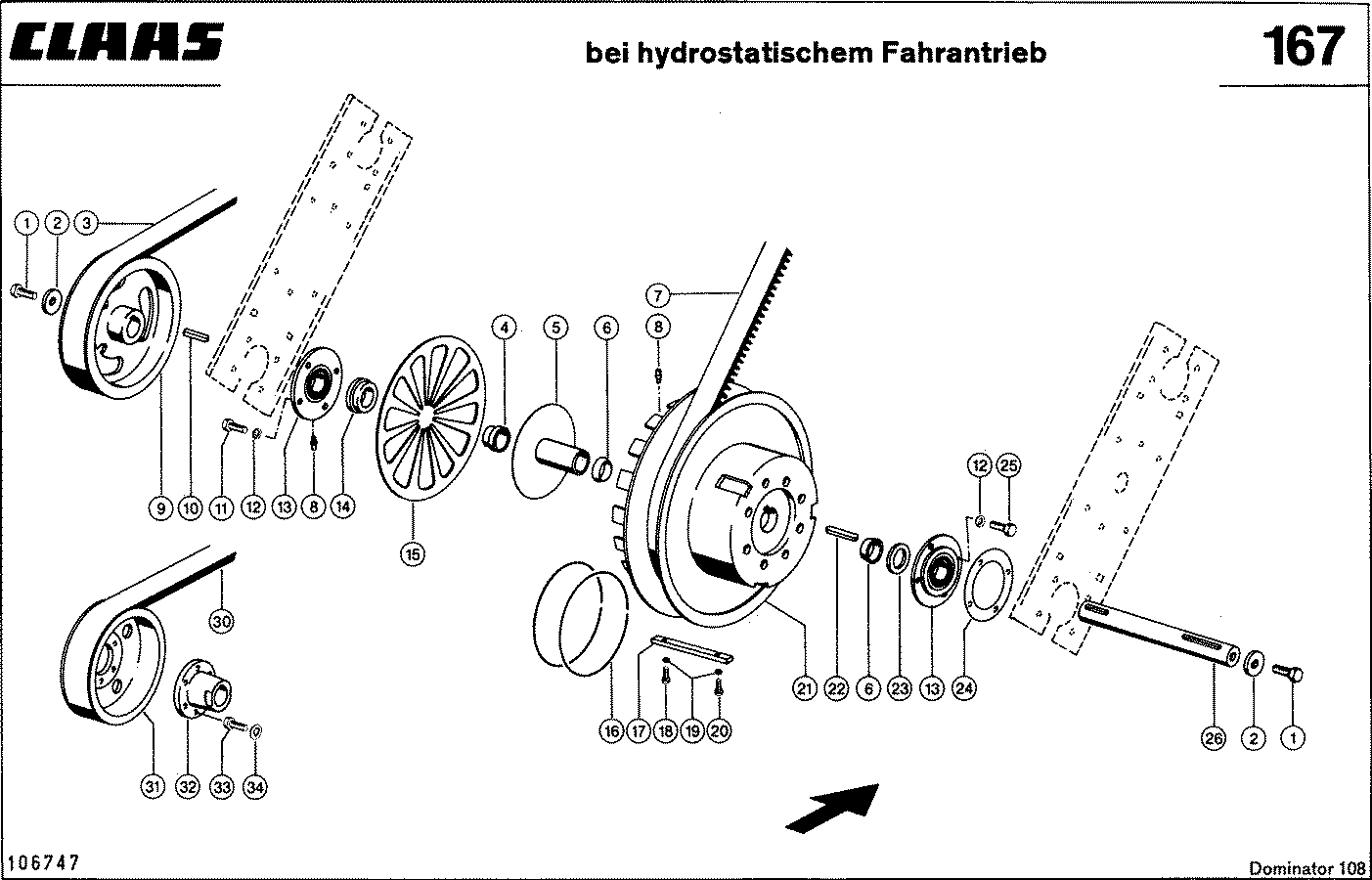 DOMINATOR - TROMMELREGELTRIEB, VAR. 3254, 4264