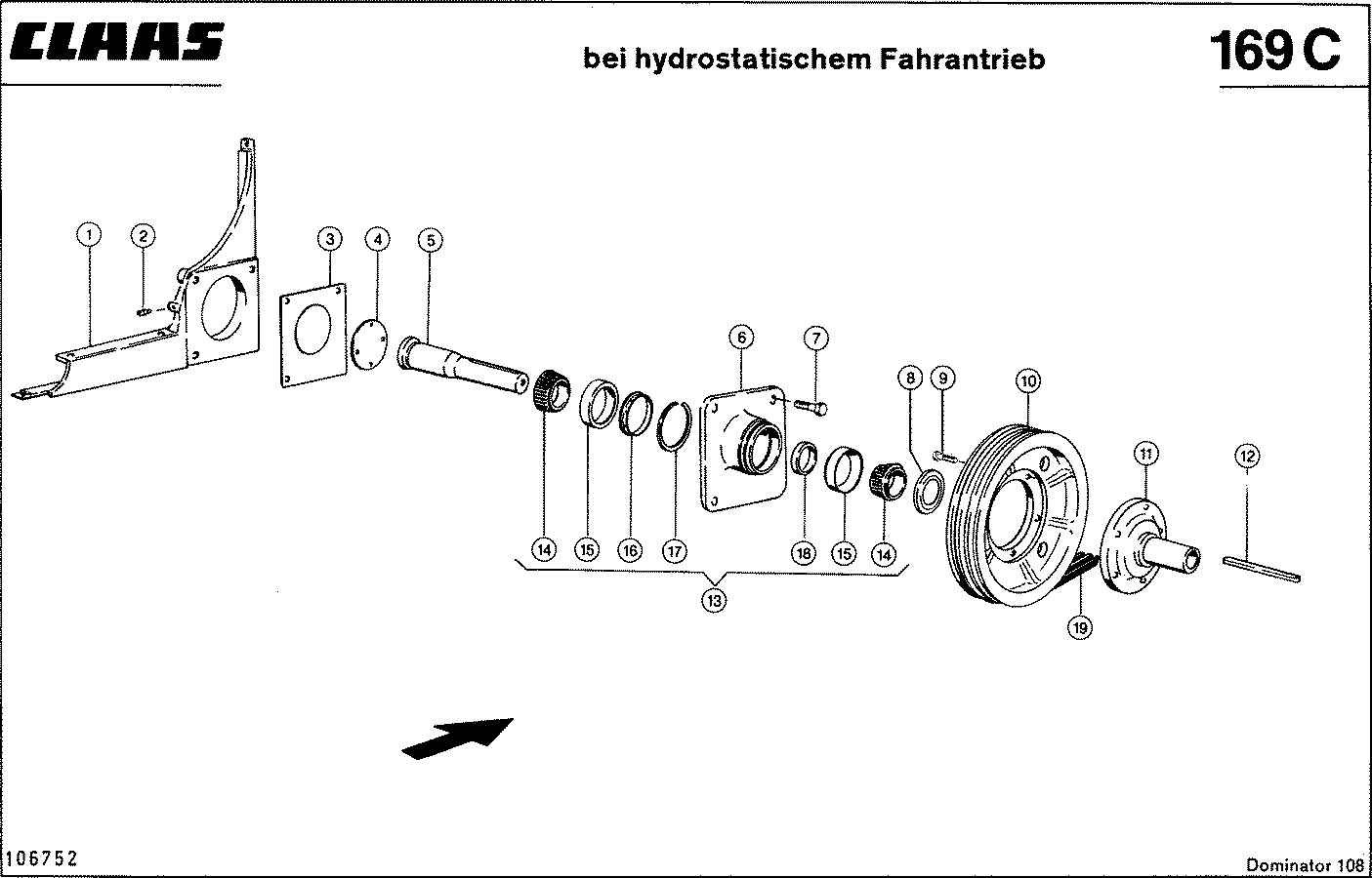DOMINATOR - TROMMELREGELTRIEB, VAR. 7693, 7818, 771