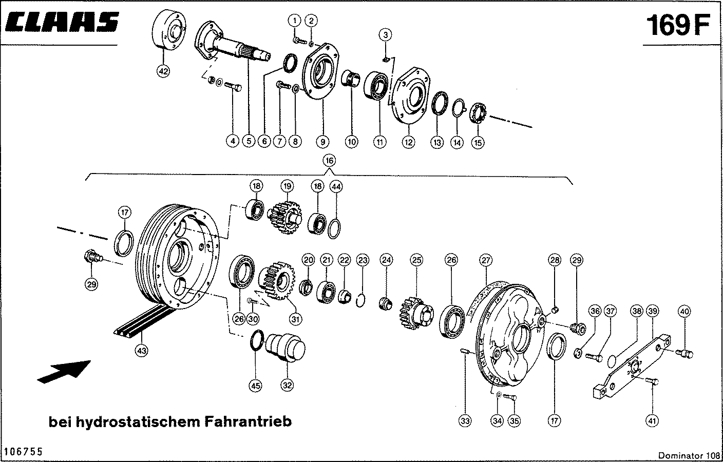 DOMINATOR - TROMMELREGELTRIEB, VAR. 7716