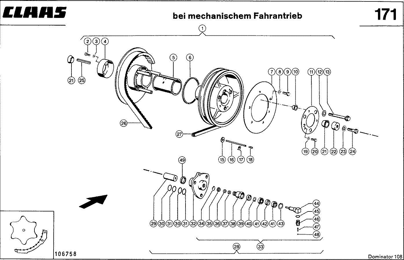 DOMINATOR - TROMMELREGELTRIEB (650-1500), VAR. 4418
