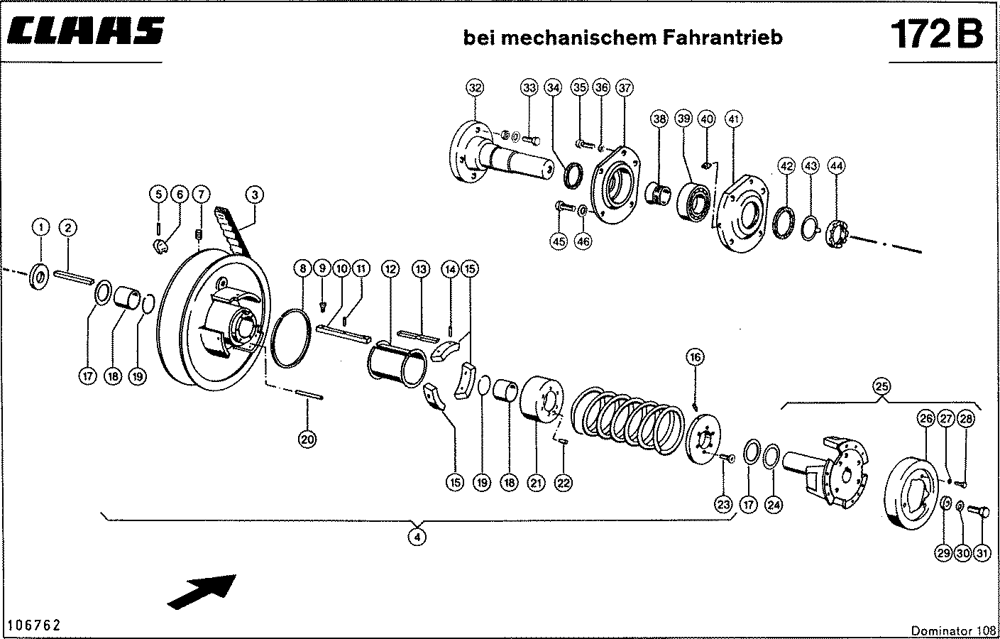 DOMINATOR - TROMMELREGELTRIEB, VAR. 7720