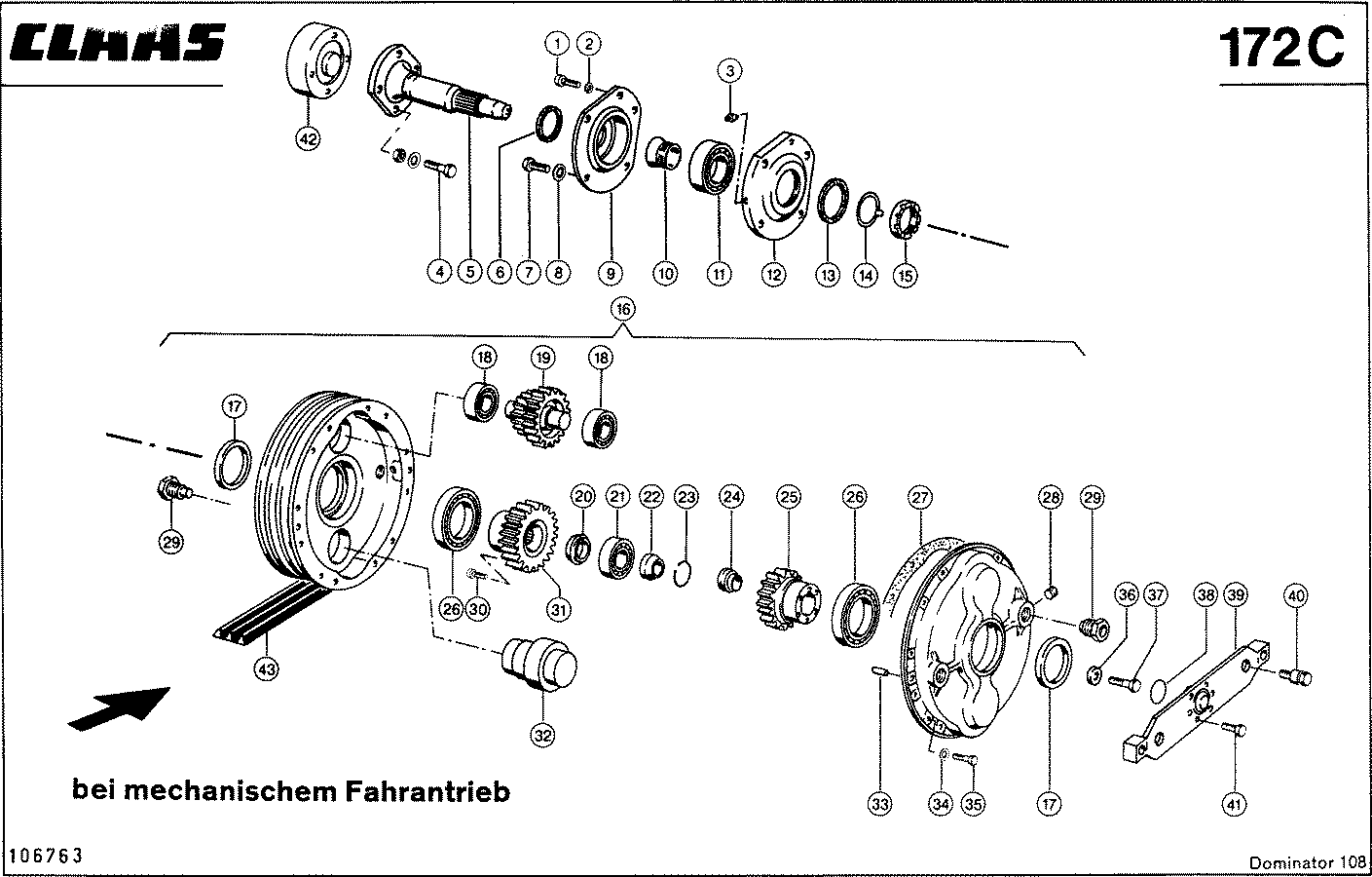 DOMINATOR - TROMMELREGELTRIEB, VAR. 7716