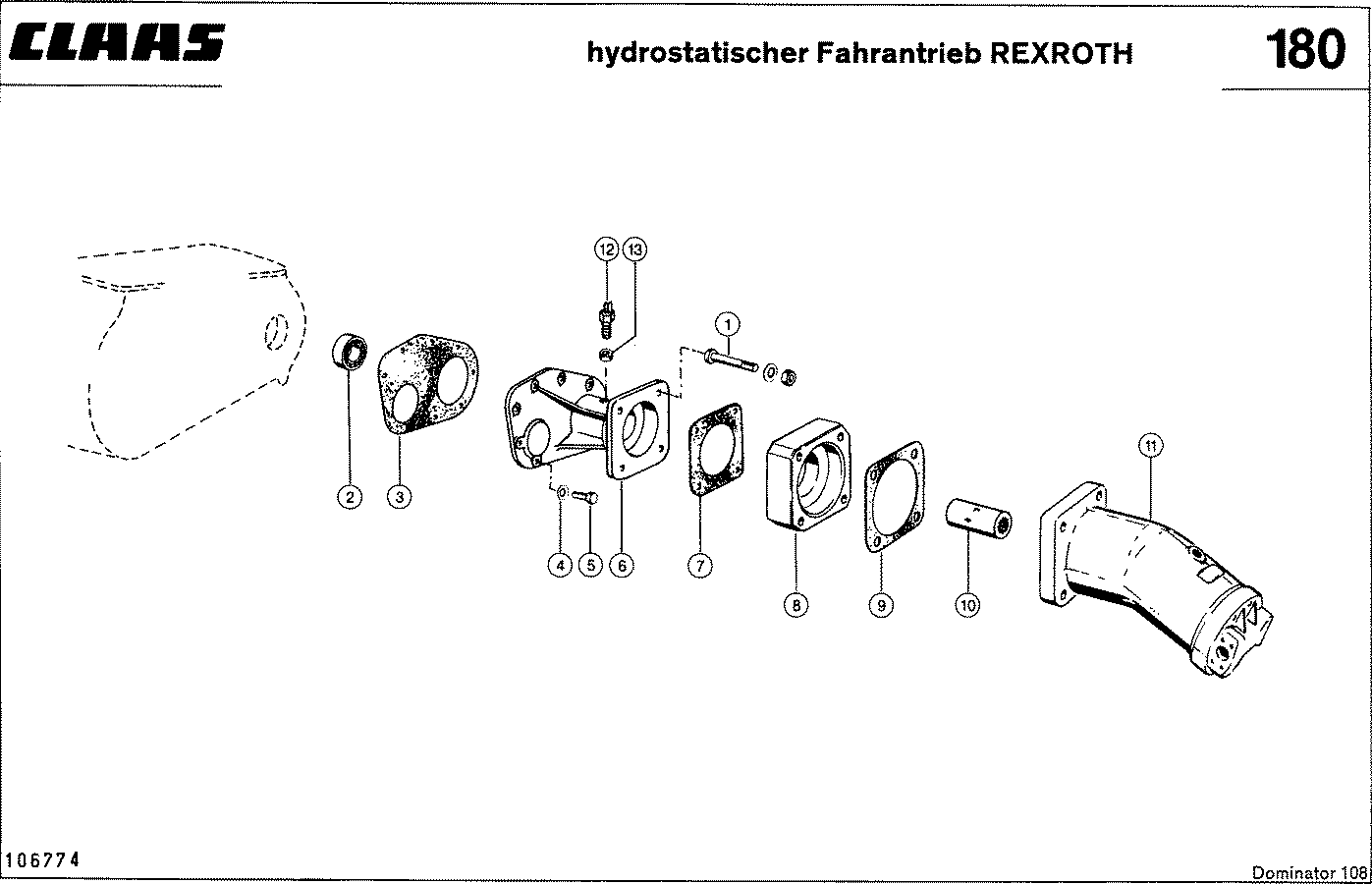 DOMINATOR - ПРИВОД КОЛЕС, -REXROTH-