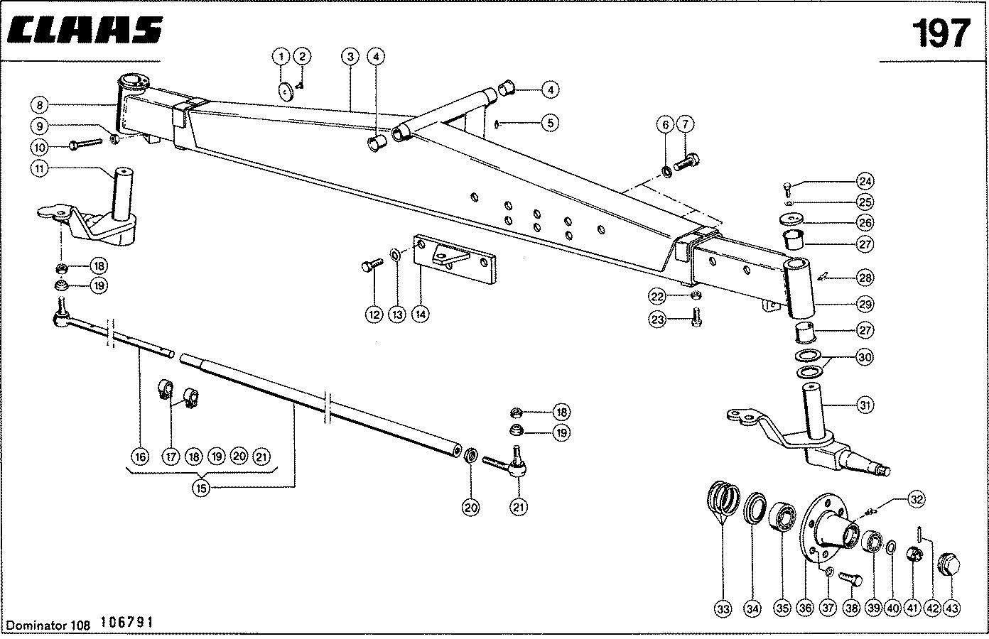 DOMINATOR - VERSTELLBARE LENKACHSE, VAR. 7313, 326