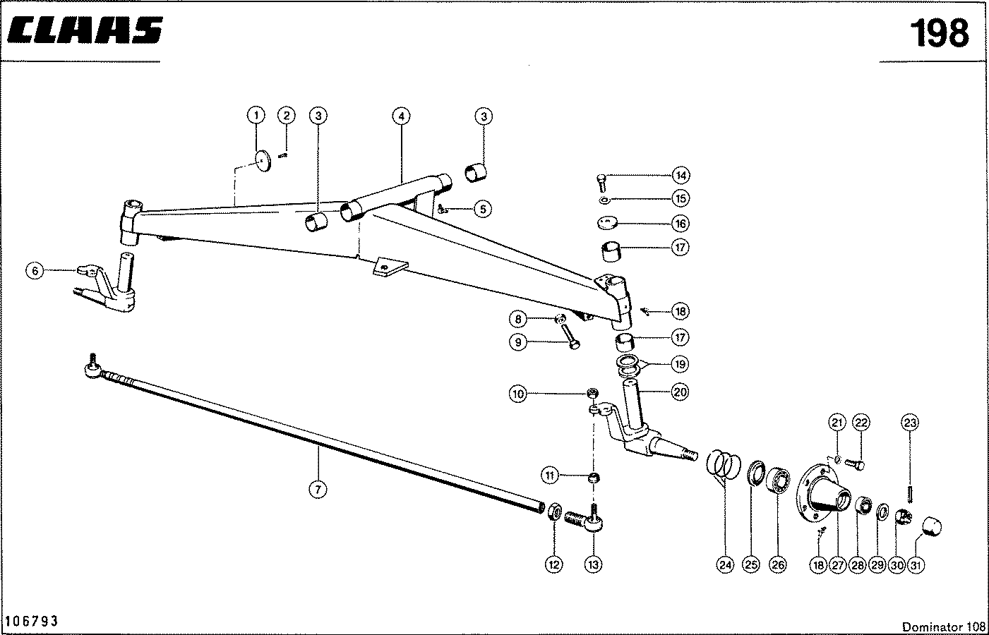 DOMINATOR - 2,4 M LENKACHSE, VAR. 7368, 4522