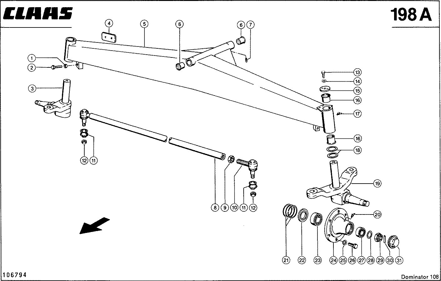DOMINATOR - 2,4 M LENKACHSE, VAR. 7731
