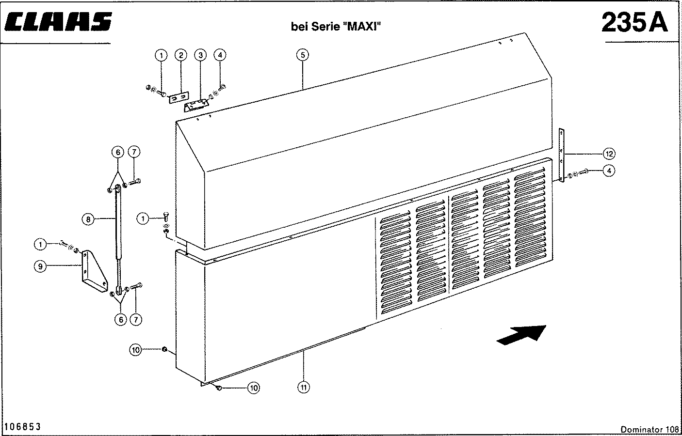DOMINATOR - SEITENVERKLEIDUNG, RECHTS - MAXI