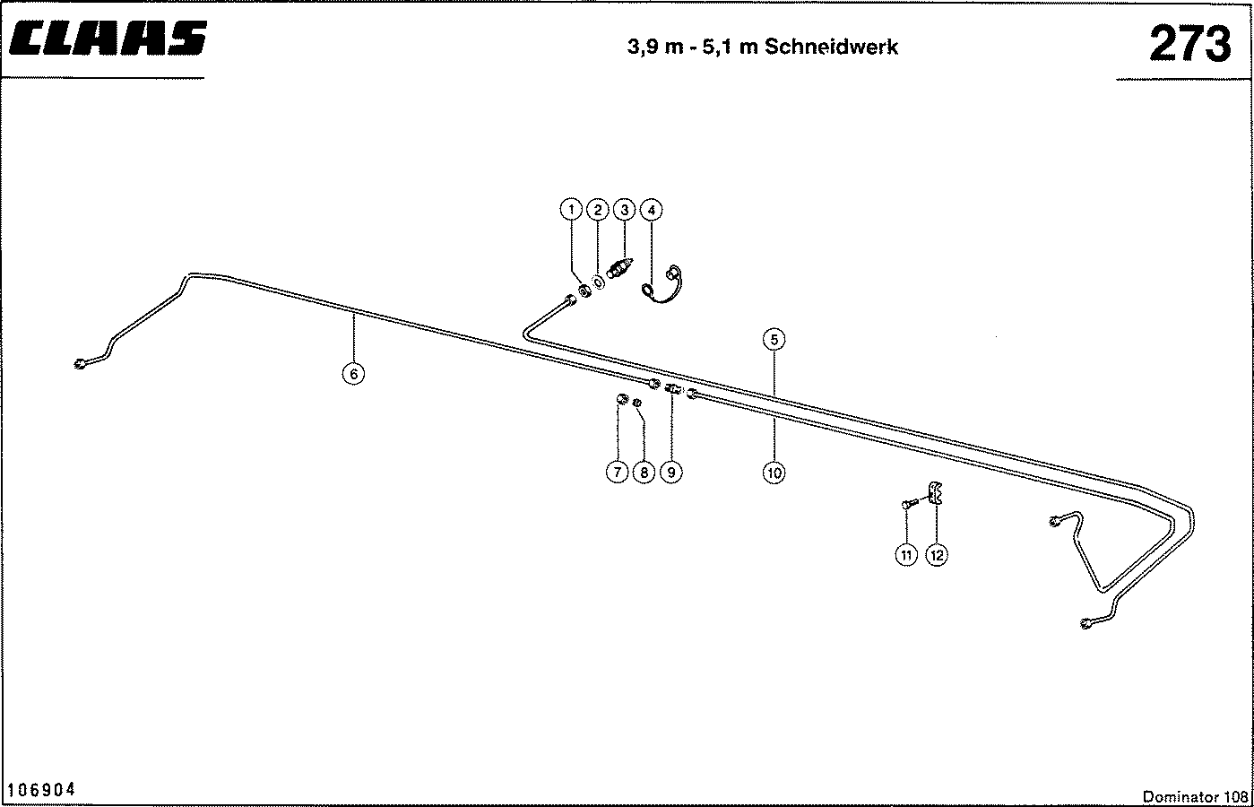 DOMINATOR - HYDRAULIKLEITUNGEN, (HASPEL - HOEHENVER