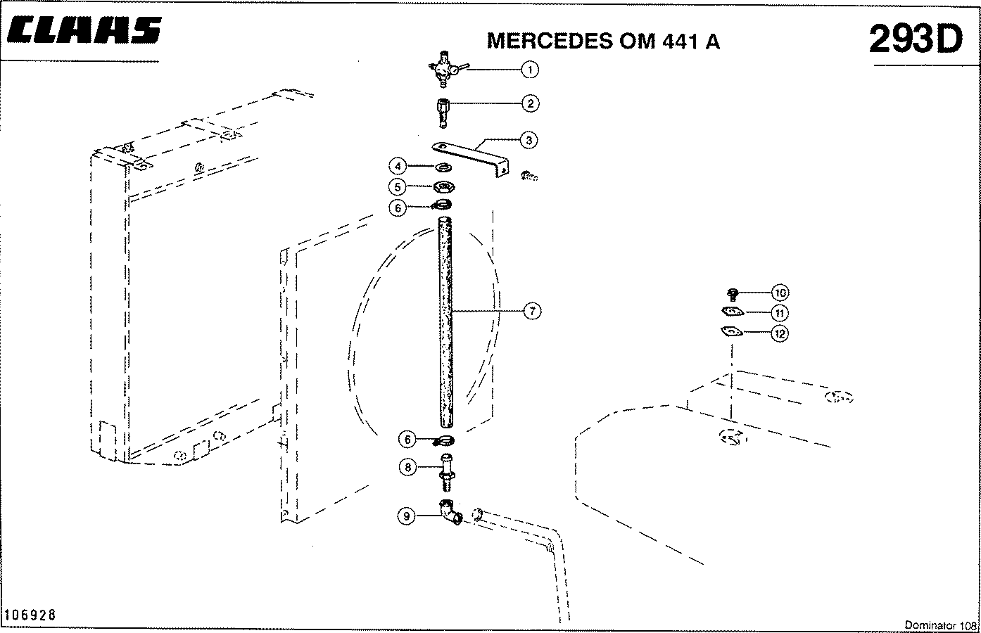 DOMINATOR - MERCEDES OM 441 A; ОТОПЛЕНИЕ