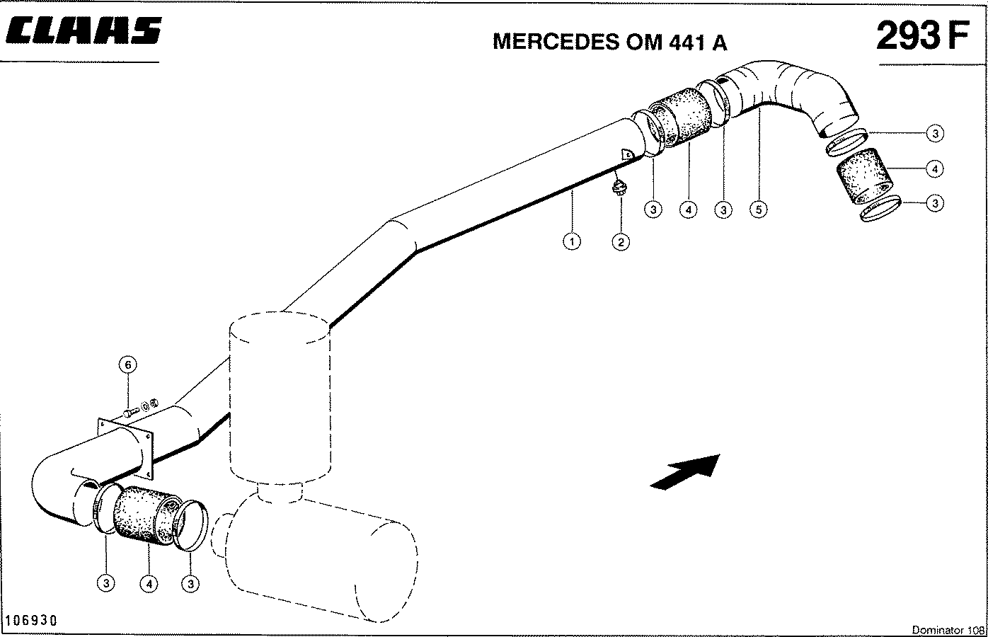 DOMINATOR - MERCEDES OM 441 A; СИСТЕМА ФИЛЬТРАЦИИ ВОЗДУХА