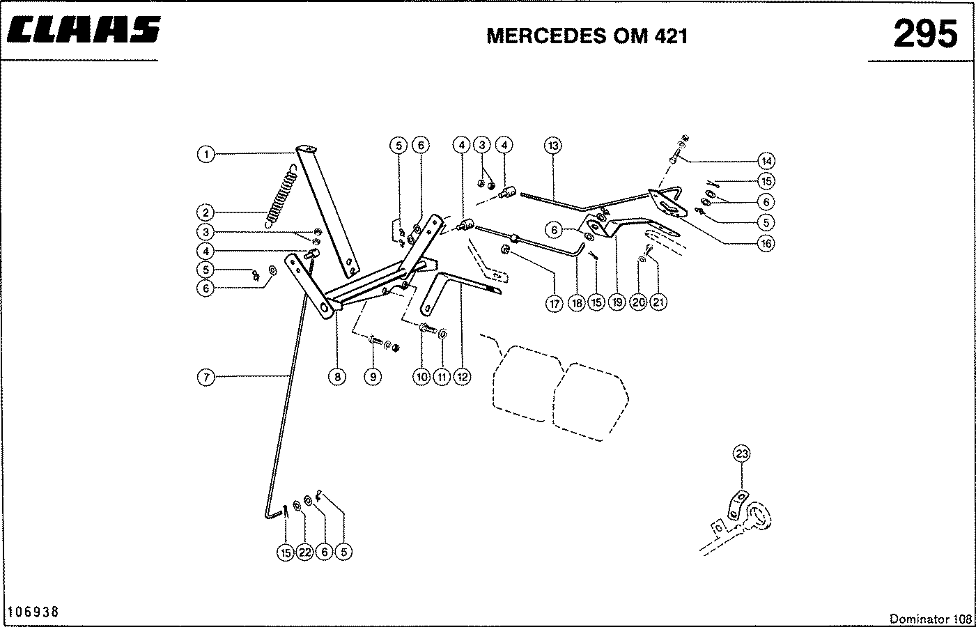 DOMINATOR - MERCEDES OM 421; РЕГУЛИРОВАНИЕ