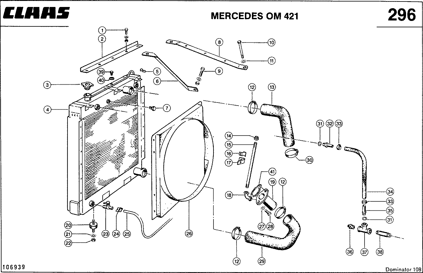DOMINATOR - MERCEDES OM 421; СИСТЕМА ОХЛАЖДЕНИЯ
